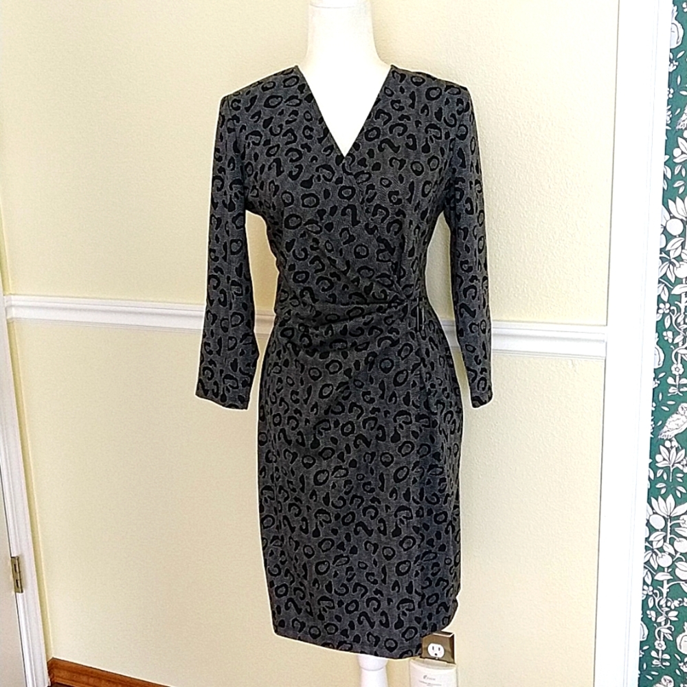 🆕 Ann Klein Animal Print Dress